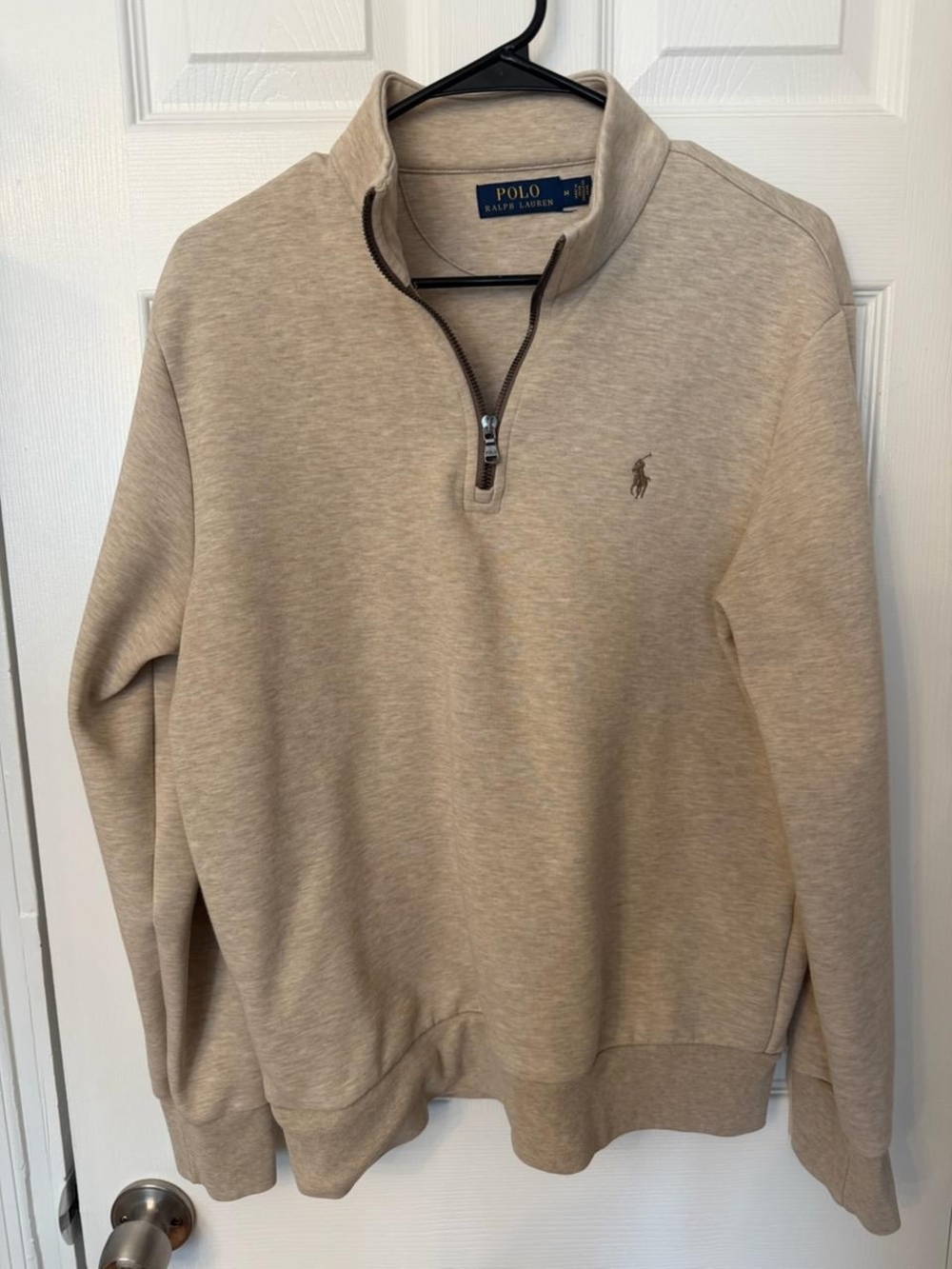 Polo by Ralph Lauren Men’s Quarter-Zip - Light Beige